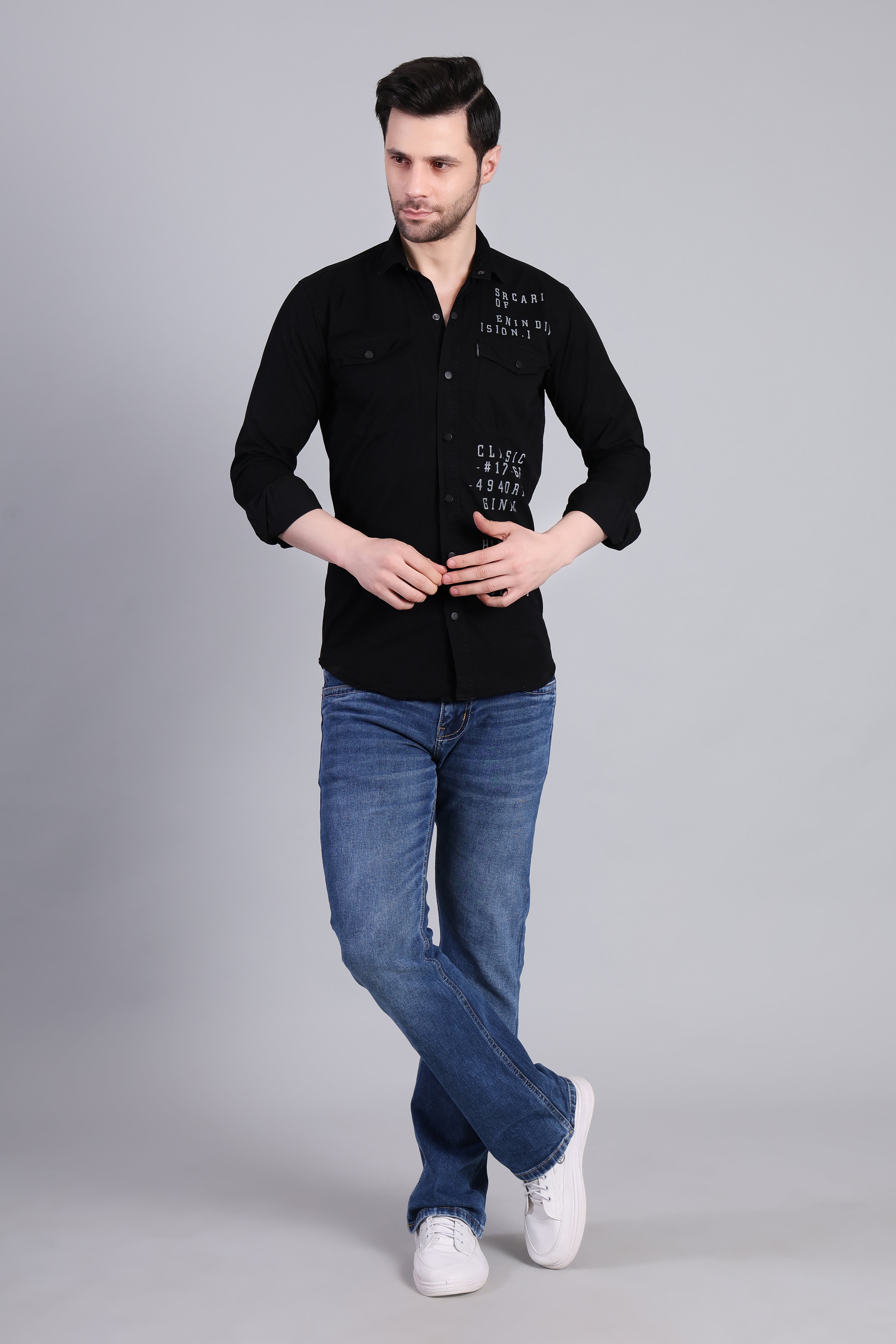 Black Premium Casual Shirt