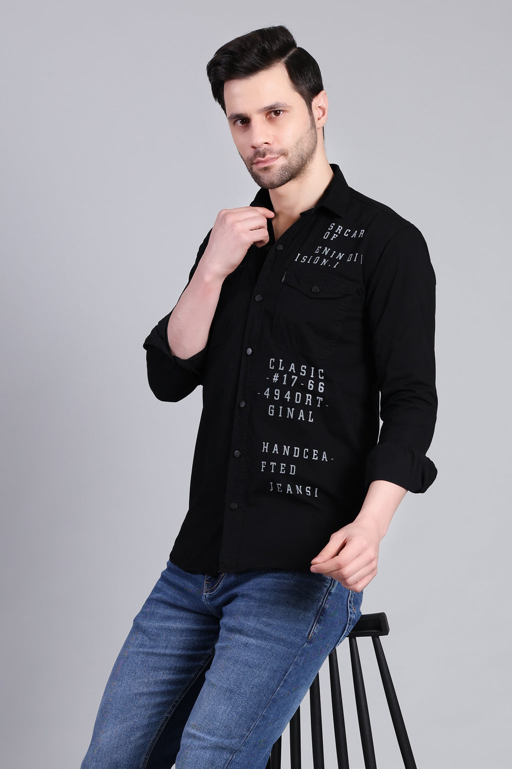 Black Premium Casual Shirt